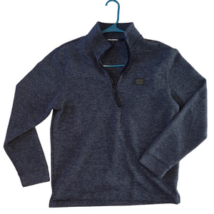 Karl Lagerfeld Men’s Blue Sweater Quarter Zip Medium